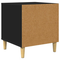 Produktbild för Hundhus Svart 44 x 42 x 49 cm Konstruerat trä