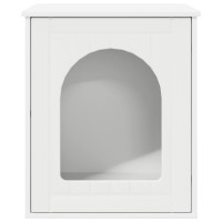 Produktbild för Katt hus Vit 53 x 52 x 62 cm Konstruerat trä