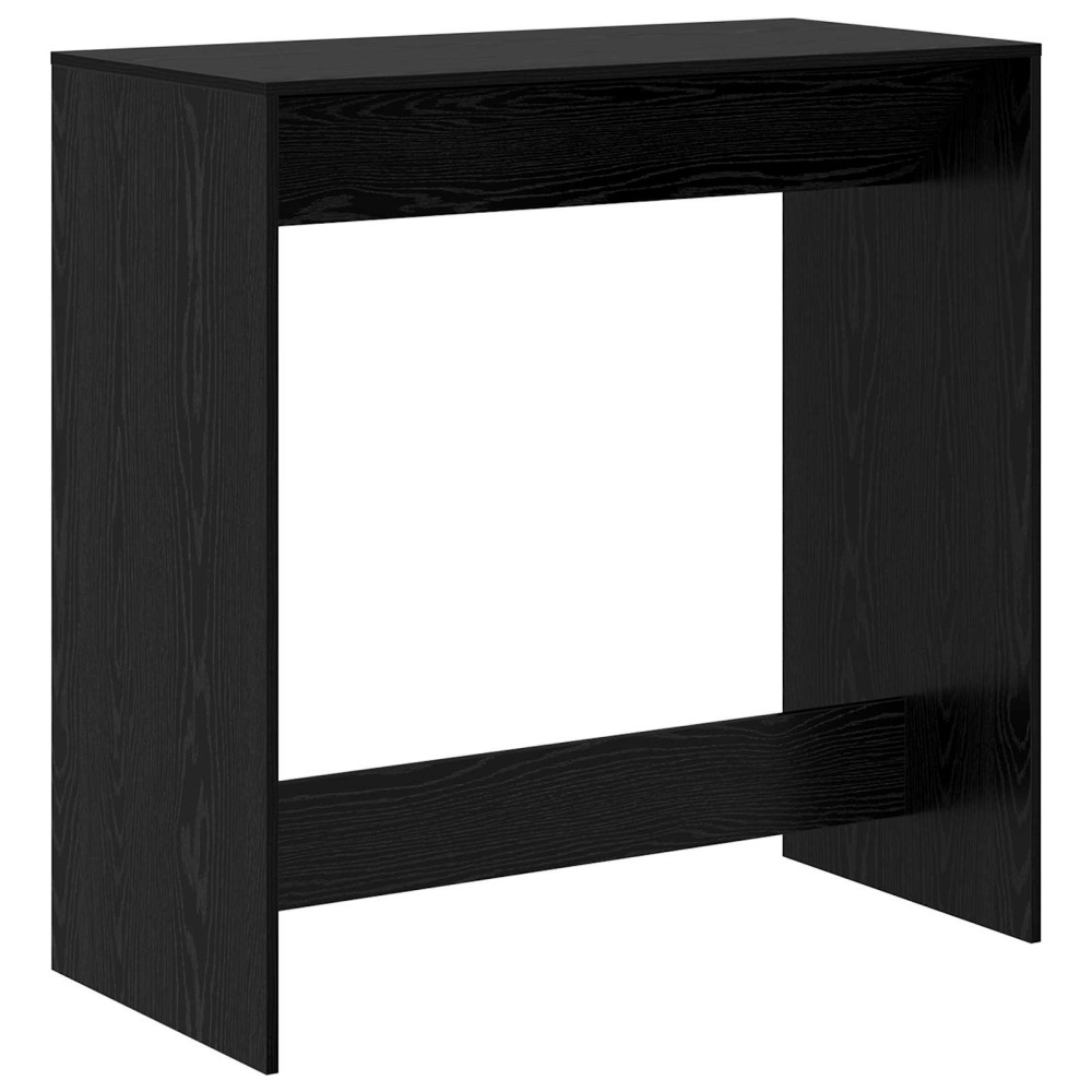 Produktbild för Barbord Svart Ek 102 x 50 x 103,5 cm Konstruerat trä
