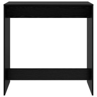 Produktbild för Barbord Svart Ek 102 x 50 x 103,5 cm Konstruerat trä