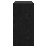 Produktbild för Barbord Svart Ek 102 x 50 x 103,5 cm Konstruerat trä