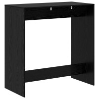 Produktbild för Barbord Svart Ek 102 x 50 x 103,5 cm Konstruerat trä