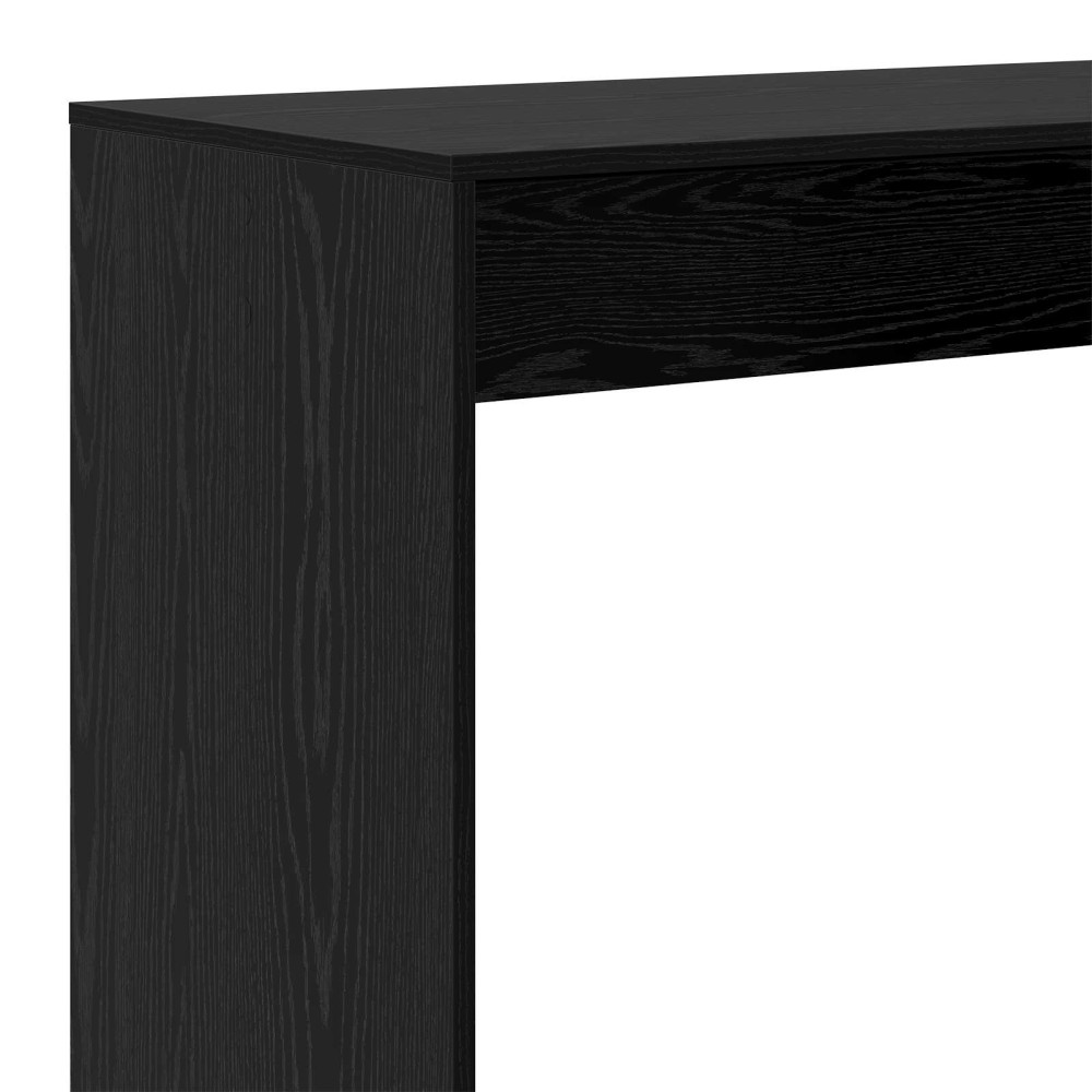 Produktbild för Barbord Svart Ek 102 x 50 x 103,5 cm Konstruerat trä