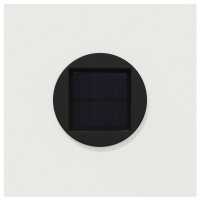 Produktbild för Solar LED Stig Ljus 2 pcs Vit Kallvalsat stål