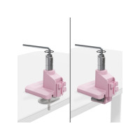 Produktbild för Arozzi Alzare Neo Single monteringssats - gasfjäder - för LCD-display - rosa