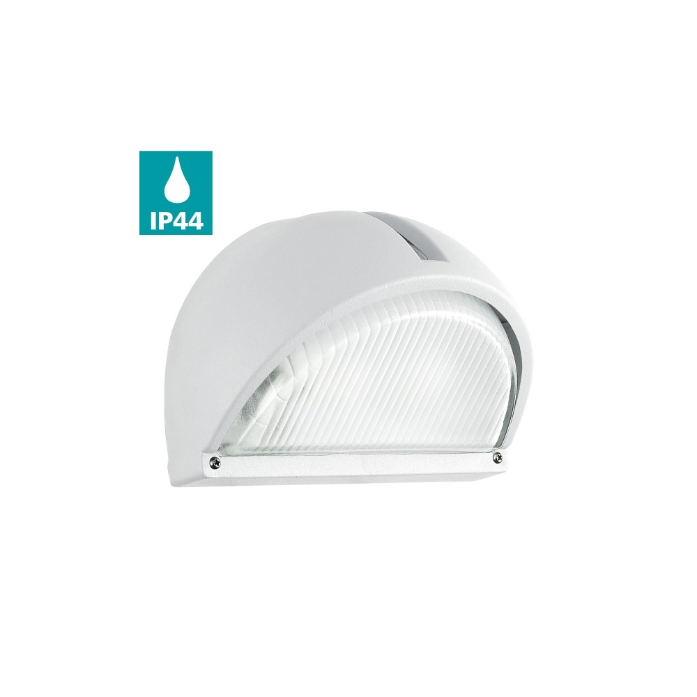 Produktbild för Eglo Onja - vägglampa - E27 - avrundad - vit, klar