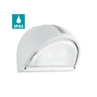 Produktbild för Eglo Onja - vägglampa - E27 - avrundad - vit, klar