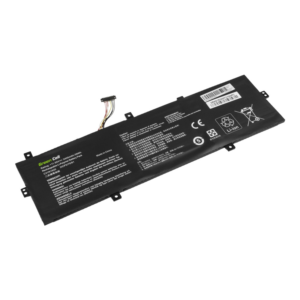 Produktbild för Green Cell C31N1620 - batteri för bärbar dator - Li-pol - 3400 mAh