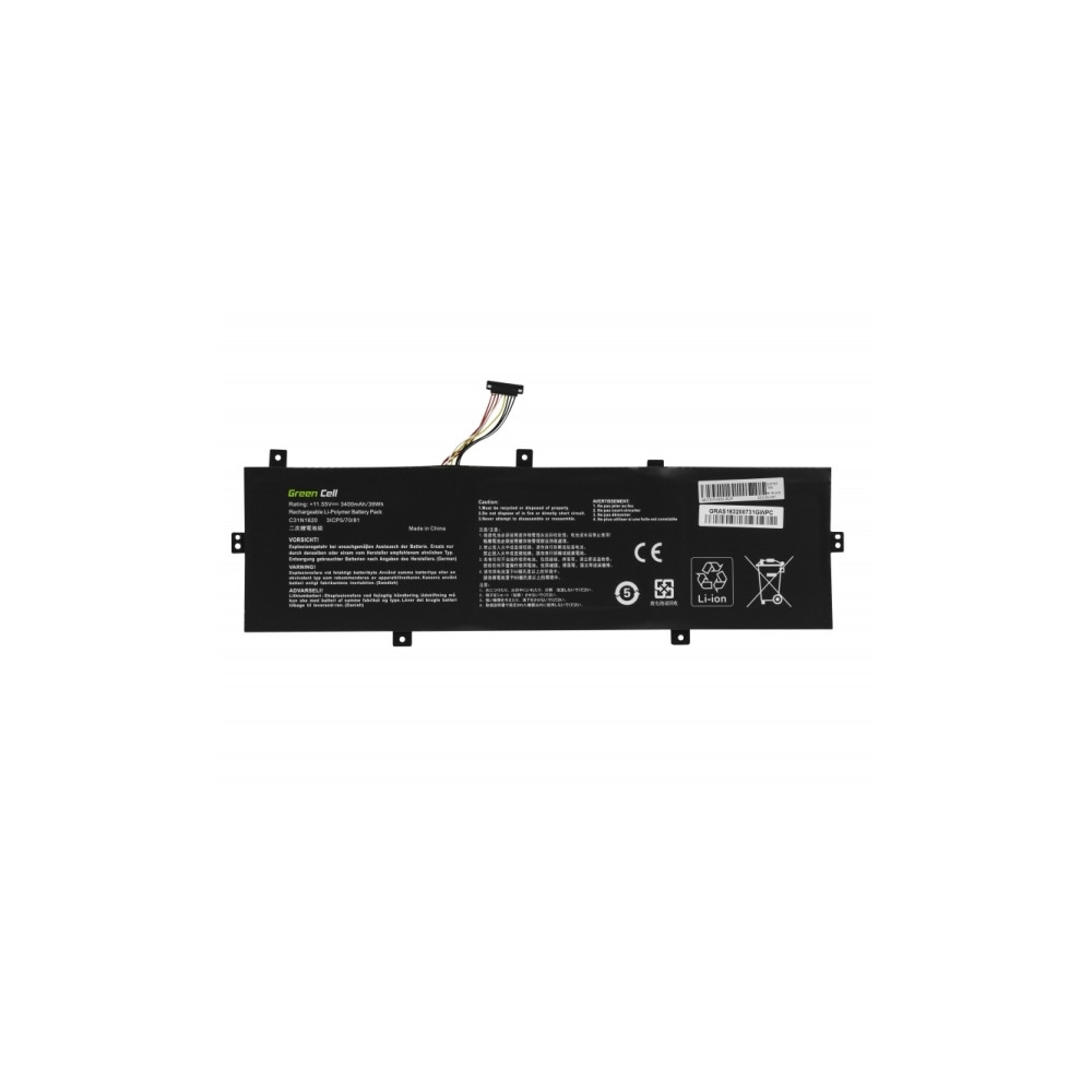 Produktbild för Green Cell C31N1620 - batteri för bärbar dator - Li-pol - 3400 mAh