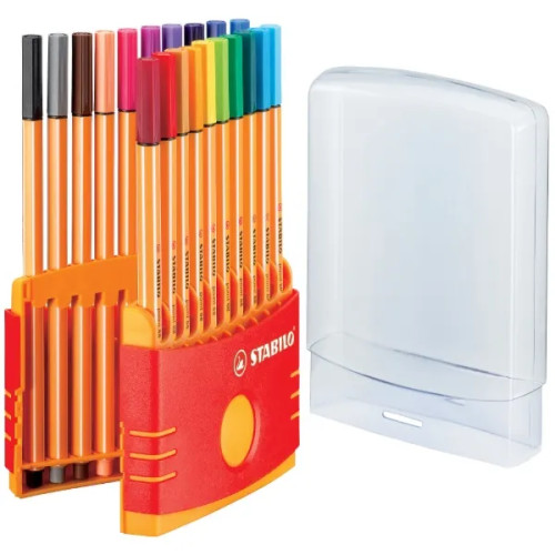 STABILO Stabilo Point 88 fineliner 0,4 mm Color Parade