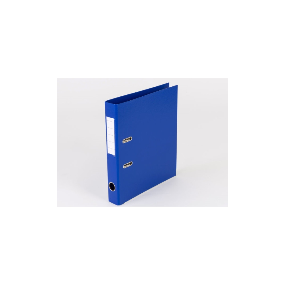 Produktbild för Pärmbinder Q-Line blå, metallrygg, 50 mm, 210x297 mm (2 ring...