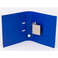 Produktbild för Pärmbinder Q-Line blå, metallrygg, 50 mm, 210x297 mm (2 ring...