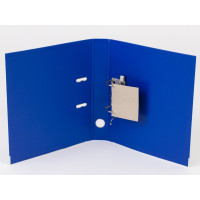 Produktbild för Pärmbinder Q-Line blå, metallrygg, 50 mm, 210x297 mm (2 ring...
