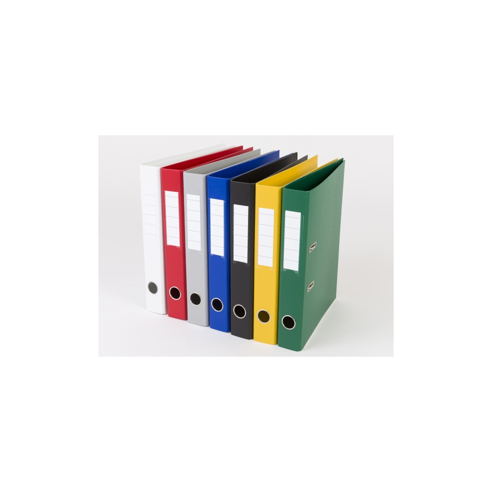 Produktbild för Pärmbinder Q-Line blå, metallrygg, 50 mm, 210x297 mm (2 ring...