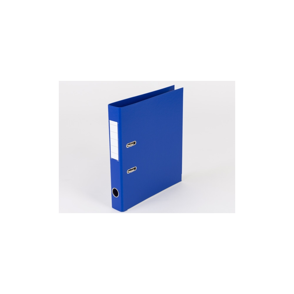 Produktbild för Pärmbinder Q-Line blå, metallrygg, 50 mm, 210x297 mm (2 ring...
