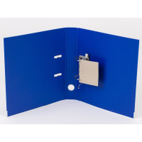 Produktbild för Pärmbinder Q-Line blå, metallrygg, 50 mm, 210x297 mm (2 ring...