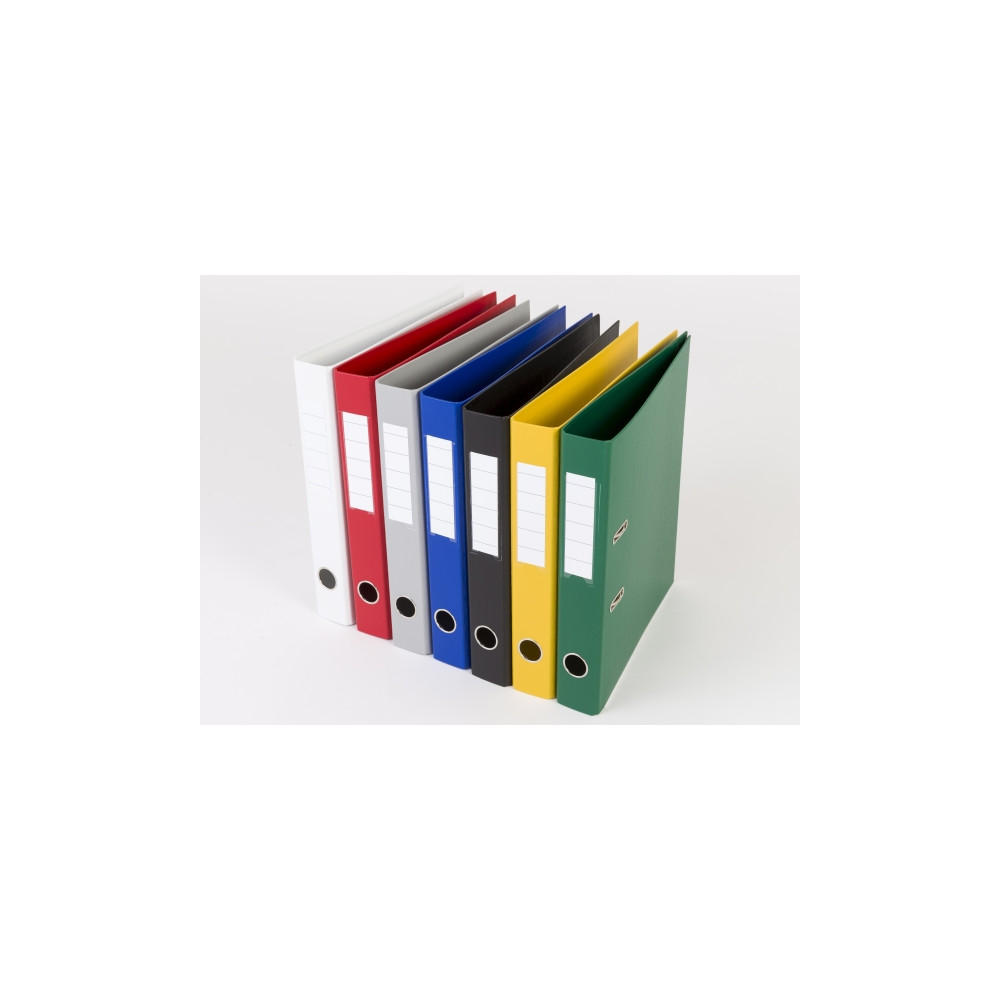 Produktbild för Pärmbinder Q-Line blå, metallrygg, 50 mm, 210x297 mm (2 ring...