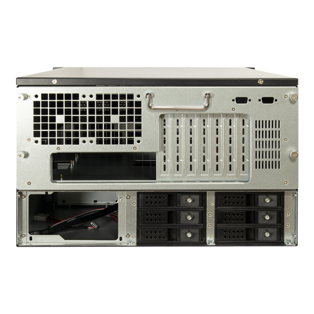 Produktbild för Inter-Tech IPC 6U-6606 - kan monteras i rack - utökad ATX
