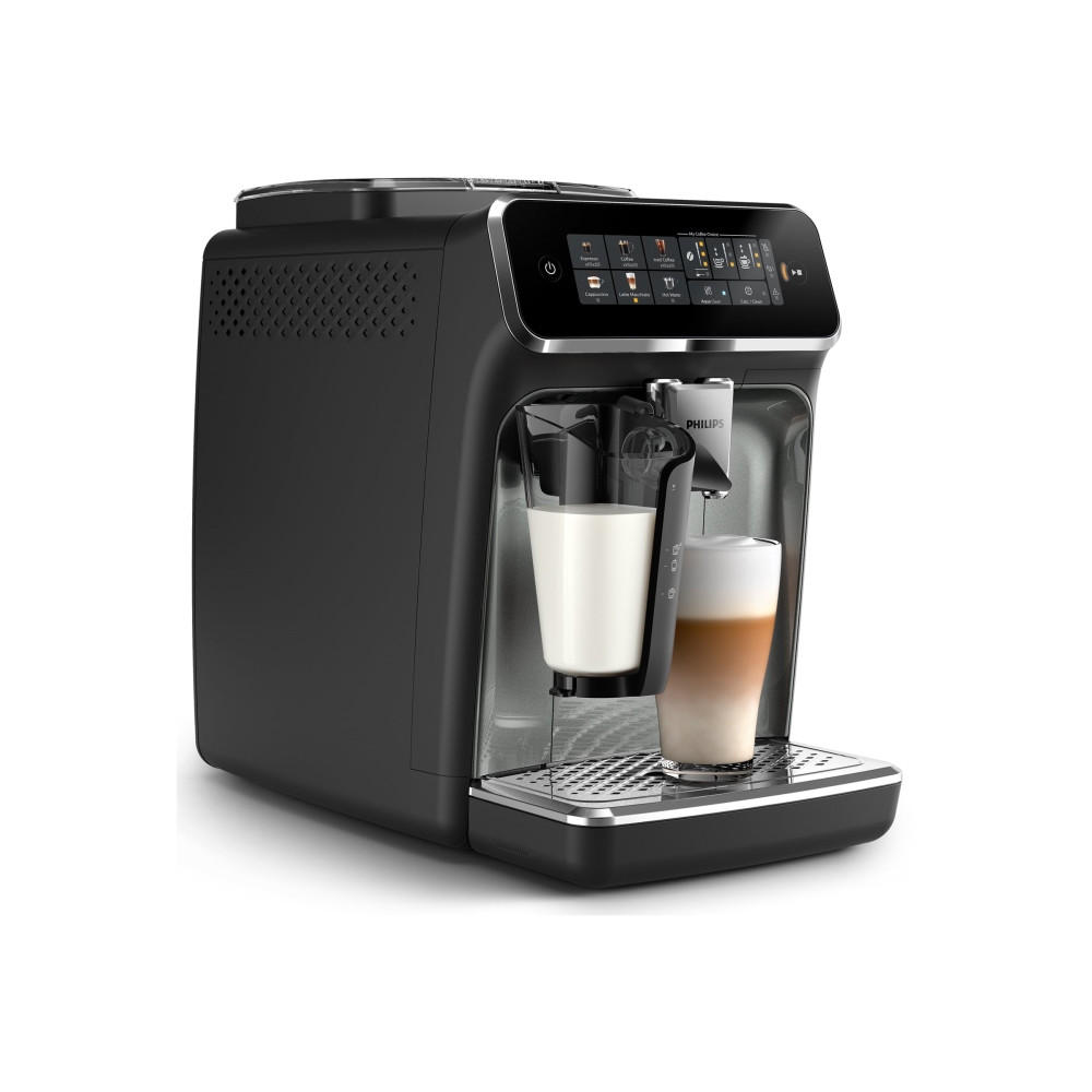 Produktbild för Philips 3300 series EP3349 - automatisk kaffekokare med mjölkskummare - 15 bar - svart