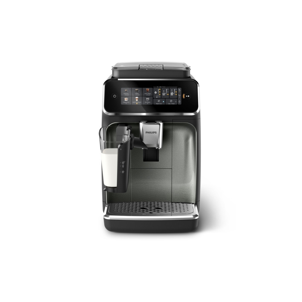 Produktbild för Philips 3300 series EP3349 - automatisk kaffekokare med mjölkskummare - 15 bar - svart