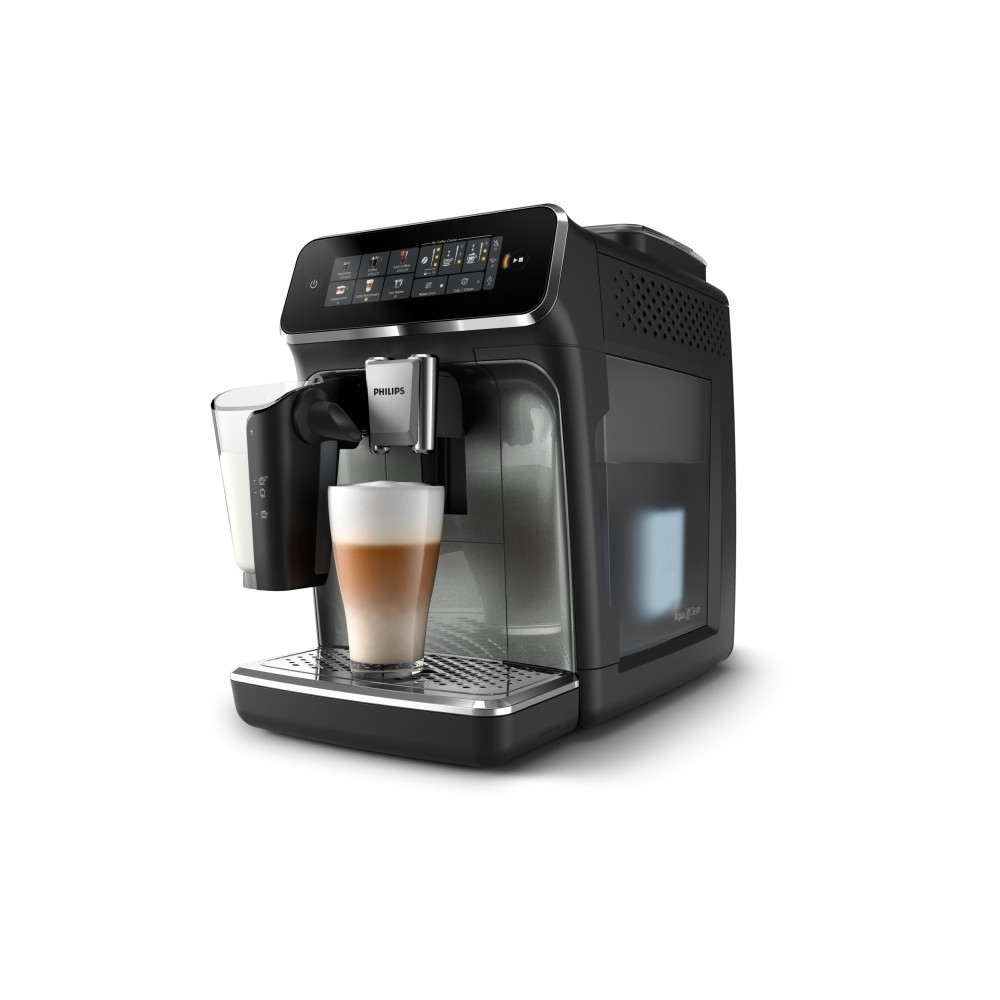 Produktbild för Philips 3300 series EP3349 - automatisk kaffekokare med mjölkskummare - 15 bar - svart