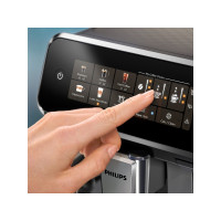 Produktbild för Philips 3300 series EP3349 - automatisk kaffekokare med mjölkskummare - 15 bar - svart