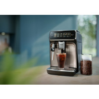 Produktbild för Philips 3300 series EP3349 - automatisk kaffekokare med mjölkskummare - 15 bar - svart