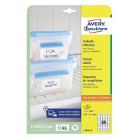 Produktbild för Fryseetiketter Avery 38,1x21,2 mm hvid