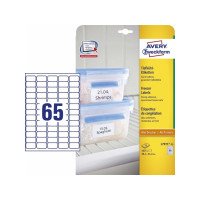 Produktbild för Fryseetiketter Avery 38,1x21,2 mm hvid