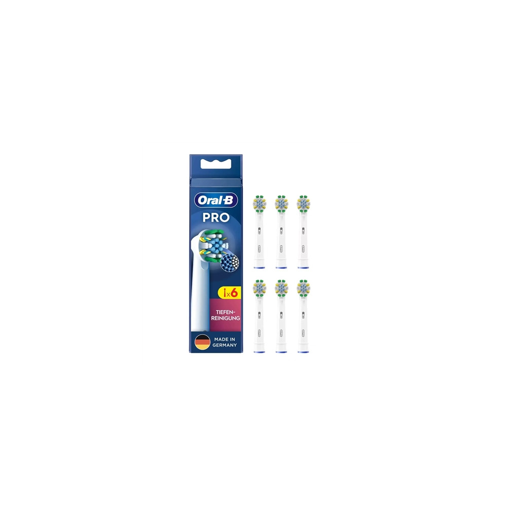 Produktbild för Oral-B Deep Cleaning, 6 styck, Vit, 3 månad (er), Oral-B, Lå...