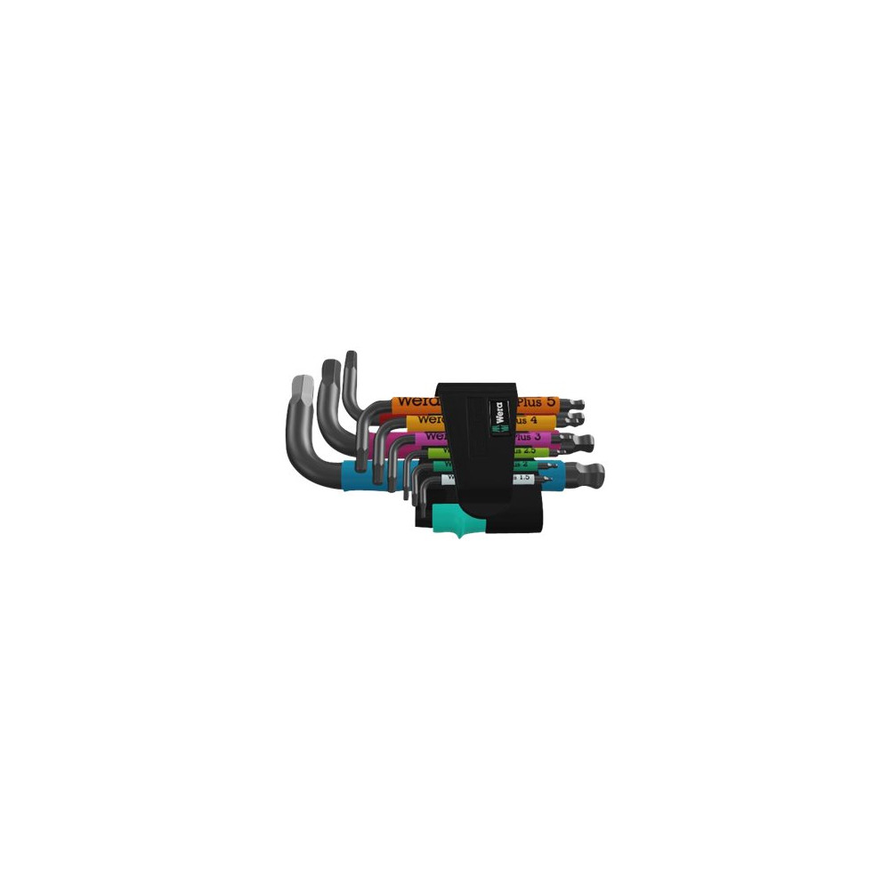 Produktbild för Wera 950/9 Hex-Plus - L-nyckelsats - 9 delar