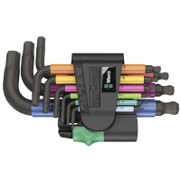 Produktbild för Wera 950/9 Hex-Plus - L-nyckelsats - 9 delar