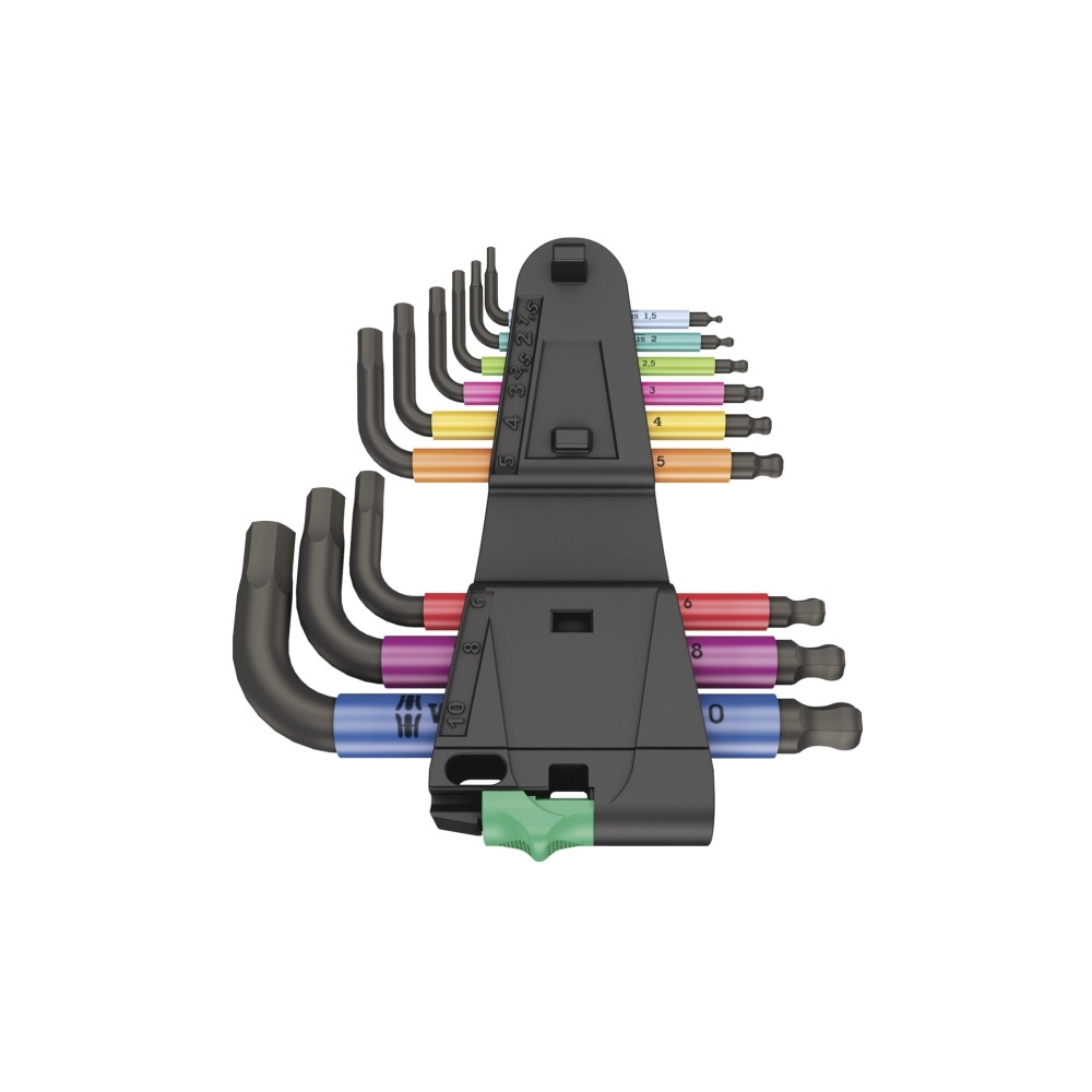 Produktbild för Wera 950/9 Hex-Plus - L-nyckelsats - 9 delar