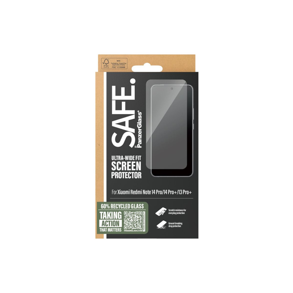 Produktbild för SAFE. by PanzerGlass - skärmskydd för mobiltelefon - ultrabred passning