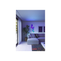 Produktbild för Nanoleaf Shapes Starter Kit - ljuspanelskit - LED - 230 x 200 mm - 1.5 W - 16 miljoner färger - 1200-6500 K - triangel - svart