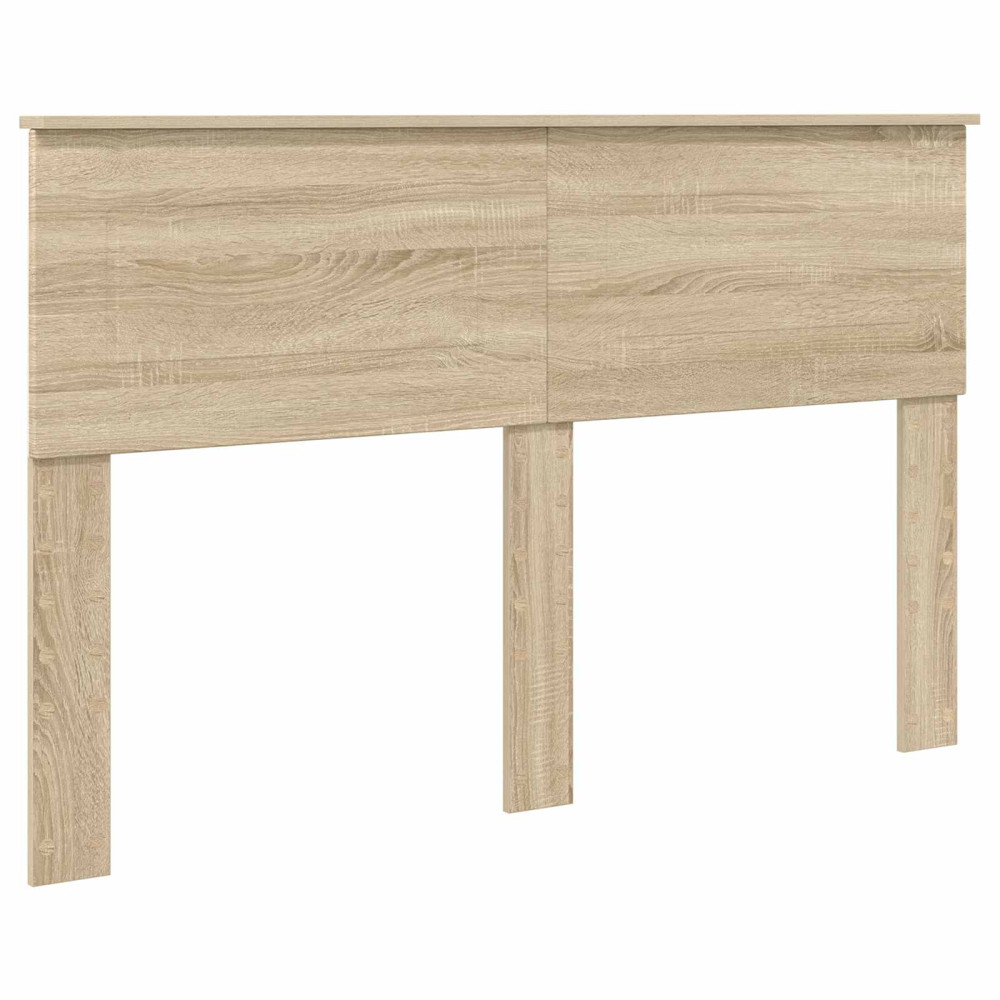 Produktbild för Sängram med låda Sonoma-ek 150 x 200 cm Ingenjörsträ