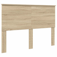 Produktbild för Sängram med låda Sonoma-ek 140 x 200 cm Ingenjörsträ