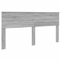 Produktbild för Sängram med låda Grå Sonoma 180 x 200 cm Ingenjörsträ