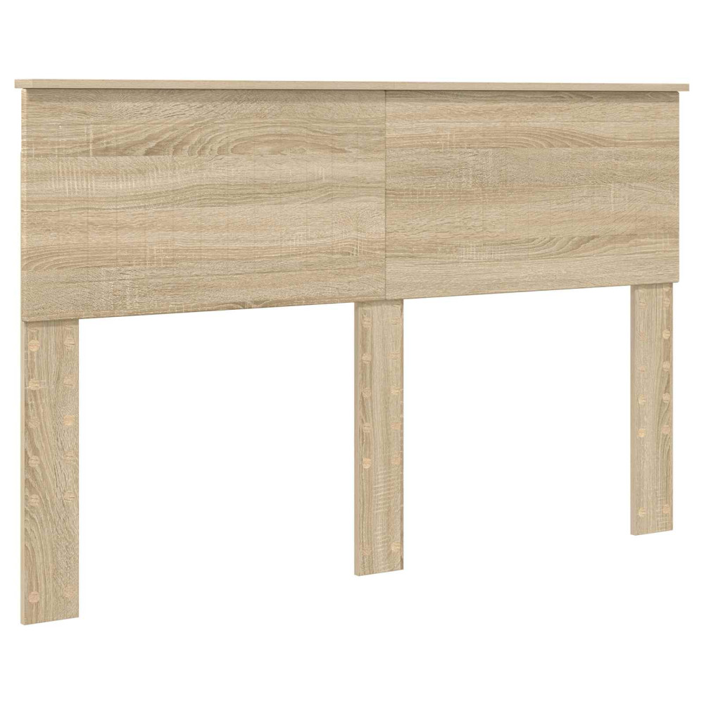 Produktbild för Sängram med låda Sonoma-ek 140 x 200 cm Ingenjörsträ
