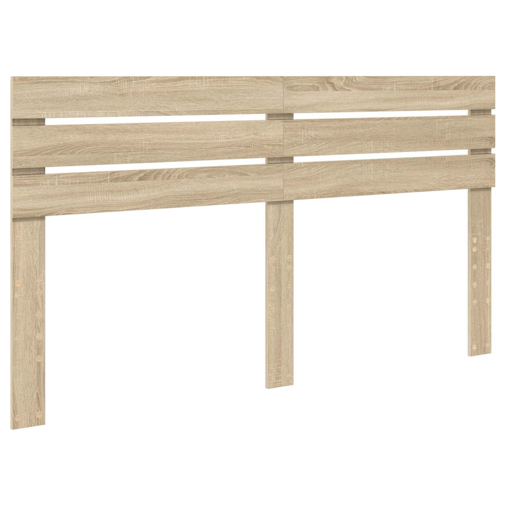 Produktbild för Sängram med låda Sonoma-ek 200 x 200 cm Ingenjörsträ