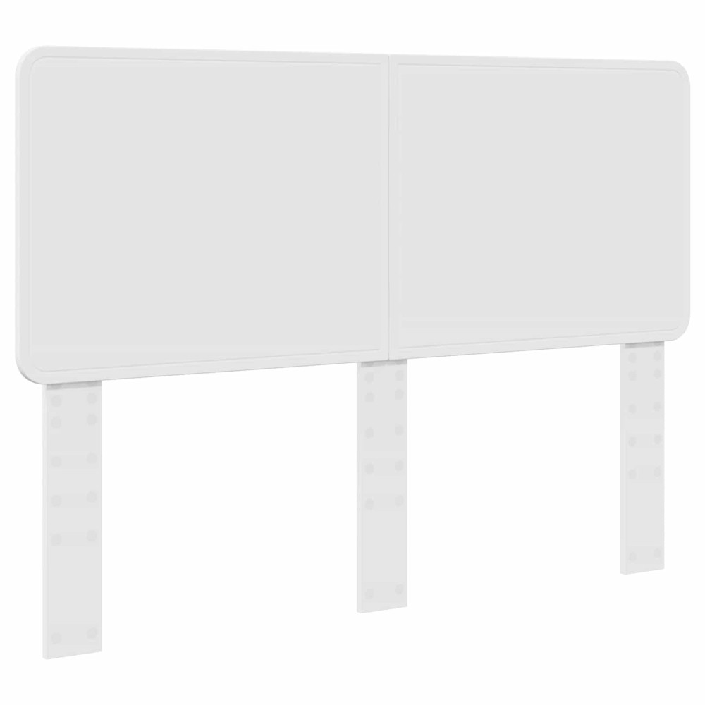 Produktbild för Sängram med låda med huvudgavel Vit 160 x 200 cm Ingenjörsträ