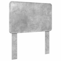 Produktbild för Sängram med låda med lagring Betonggrå 90 x 190 cm Ingenjörsträ