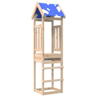 Produktbild för Lekstapel Brun 52.5 x 46.5 x 208 cm Massiv furu