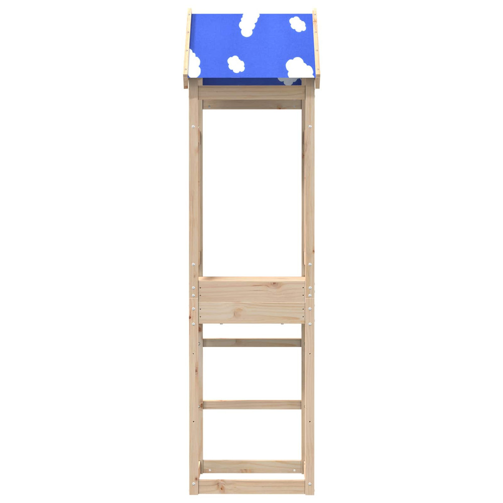 Produktbild för Lekstapel Brun 52.5 x 46.5 x 208 cm Massiv furu