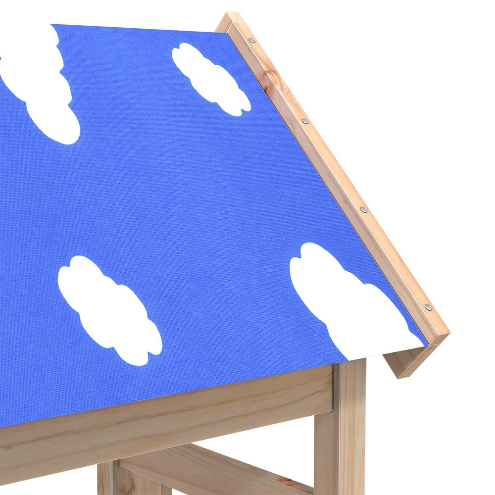 Produktbild för Lekstapel Brun 52.5 x 46.5 x 208 cm Massiv furu