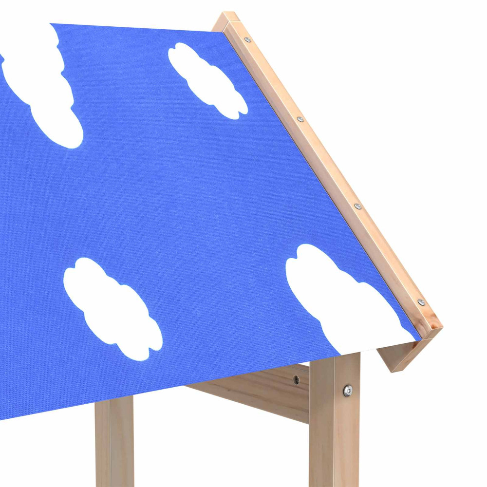 Produktbild för Lekstapel Brun 52,5 x 46,5 x 195 cm Massiv furu