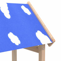 Produktbild för Lekstapel Brun 52,5 x 46,5 x 195 cm Massiv furu