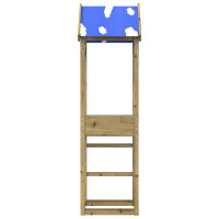 Produktbild för Lekstapel Brun 52,5 x 46,5 x 195 cm Massiv Impregnerat Trä