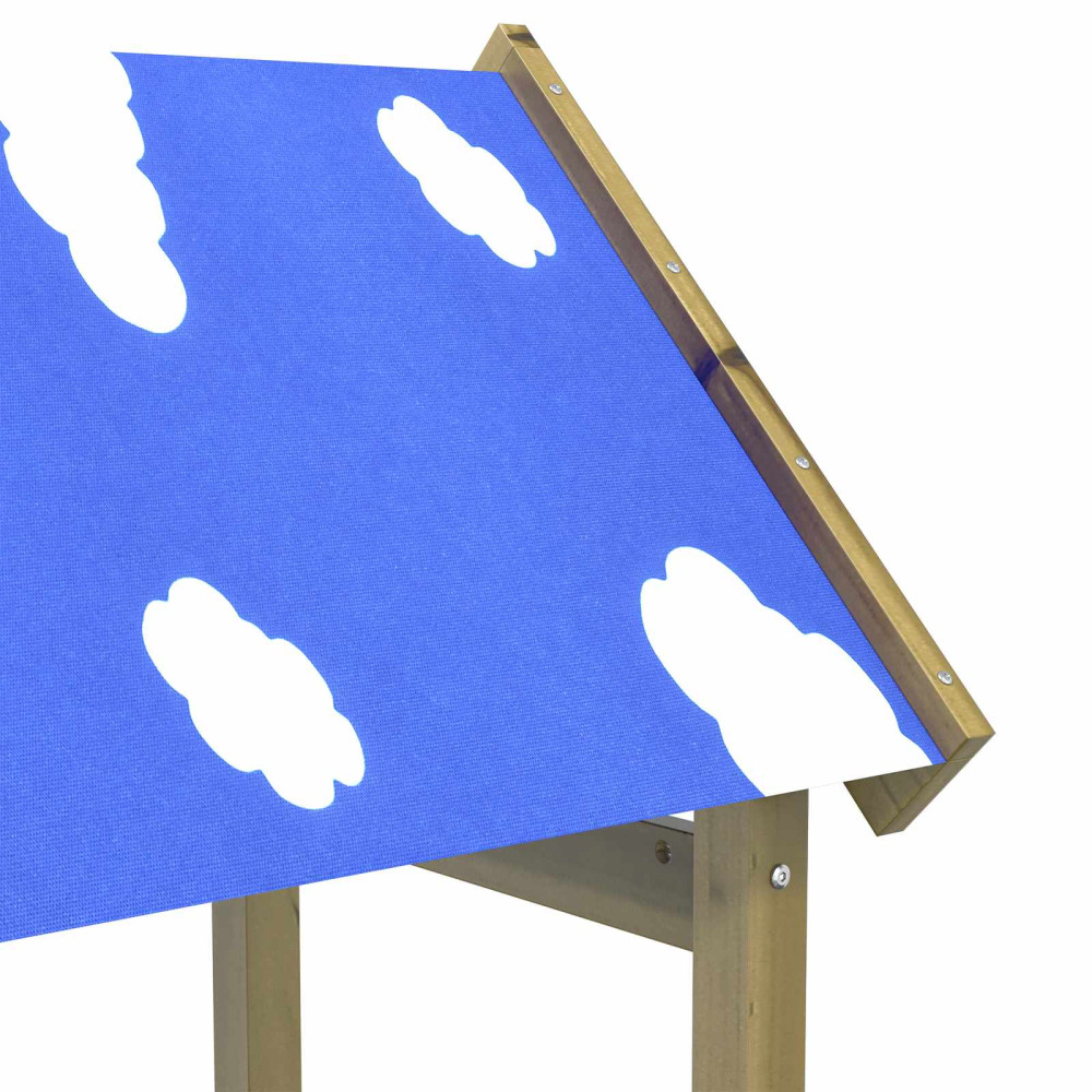 Produktbild för Lekstapel Brun 52,5 x 46,5 x 195 cm Massiv Impregnerat Trä