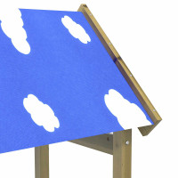 Produktbild för Lekstapel Brun 52,5 x 46,5 x 195 cm Massiv Impregnerat Trä